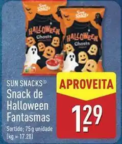 ALDI Sun - snack de halloween fantasmas promoção