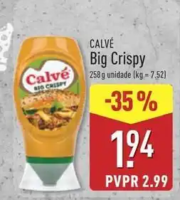 ALDI Calvé - big crispy promoção
