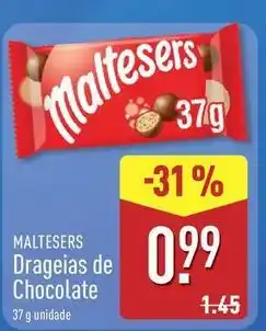 ALDI Maltesers - drageias de chocolate promoção