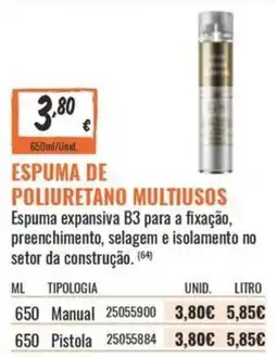 Obramat Espuma de poliuretano multiusos promoção