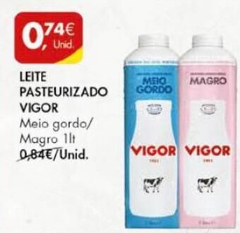 Pingo Doce Leite Pasteurizado Vigor 1L promoção