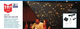 ALDI Toldo com Luzes LED promoção