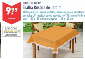 ALDI Toalha Rústica de Jardim promoção