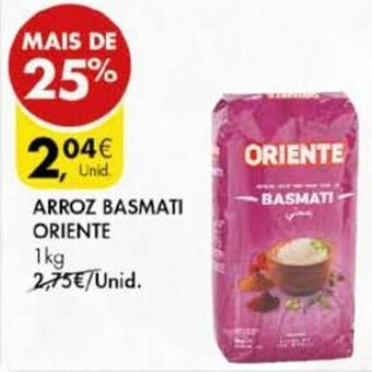 Arroz Basmati Oriente 1kg