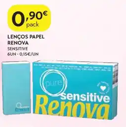 Spar Lenços papel renova sensitive promoção