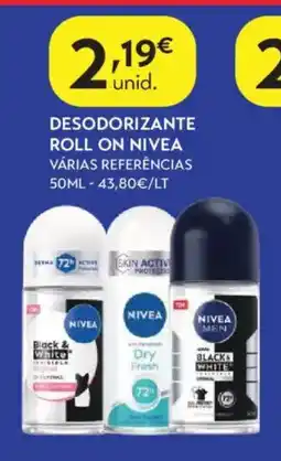 Spar Desodorante roll on nivea promoção