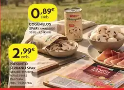 Spar Cogumelos spar laminados promoção
