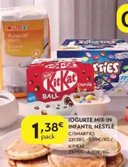 Spar Iogurte mix-in infantil nestlé promoção