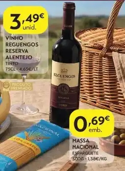 Spar vinho reguengos reserva alentejo tinto promoção