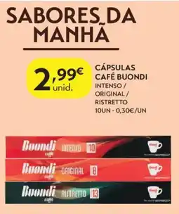 Spar Cápsulas café buondi promoção