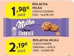 Spar Bolacha milka choco cookies promoção