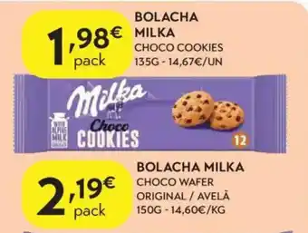 Bolacha milka choco cookies