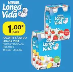 Spar Nestlé longa vida iogurte líquido promoção