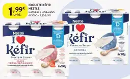 Spar Iogurte kéfir nestlé natural / morango promoção