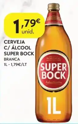 Spar Cerveja c/ álcool super bock branca promoção