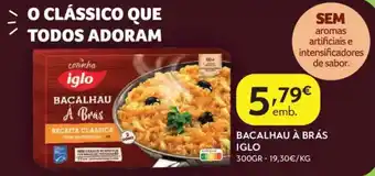 Bacalhau à brás iglo