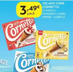 Spar Cornetto gelado cone clássico promoção