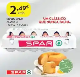 Spar ovos spar classe m promoção