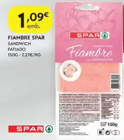 Spar Fiambre spar promoção