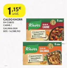 Spar Caldo knorr em cubos carne / galinha 8un promoção