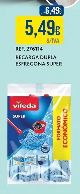 Vileda recarga dupla esfregona super