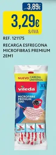 Makro Recarga esfregona microfibras premium 2em1 vileda promoção