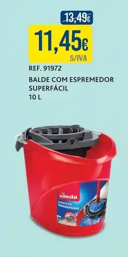 Makro Vileda balde com espremedor superfácil promoção