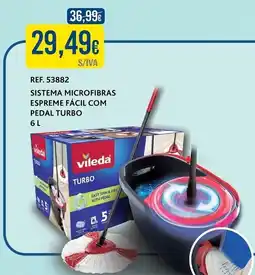 Makro sistema microfibras espreme fácil com pedal turbo promoção