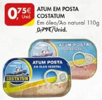 Pingo Doce Atum em Posta Costatum 110g promoção