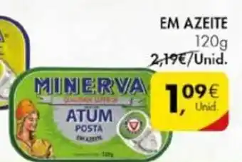 Pingo Doce Minerva Atum Posta em Azeite 120g promoção