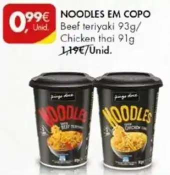 Pingo Doce Noodles em Copo promoção