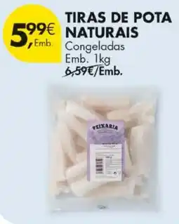 Pingo Doce Tiras de pota naturais peixaria promoção