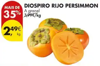 Pingo Doce diospiro rijo persimmon promoção