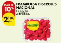 Pingo Doce Framboesa discroll's nacional promoção