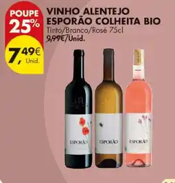 Pingo Doce vinho alentejo esporão colheita bio promoção