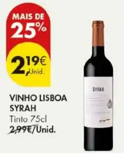 Pingo Doce vinho lisboa syrah promoção
