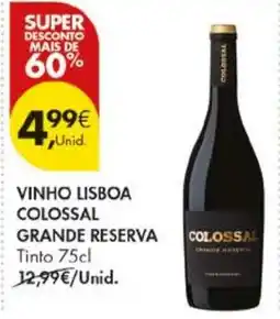 Pingo Doce vinho lisboa colossal grande reserva promoção