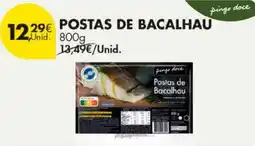 Pingo Doce postas de bacalhau pingo doce promoção