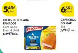 Pingo Doce Filetes de pescada panados pescanova promoção