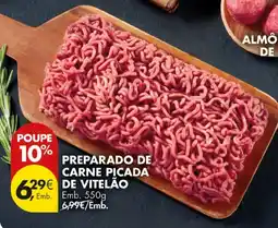 Pingo Doce Preparado de carne picada de vitelão promoção