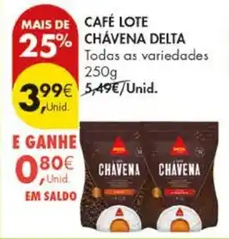 Pingo Doce Café lote chavena delta promoção