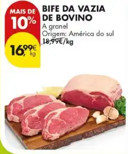 Pingo Doce bife da vazia de bovino promoção