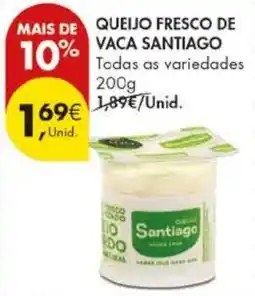 Pingo Doce Queijo fresco de vaca santiago promoção