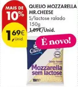 Pingo Doce Queijo mozzarella mr.cheese s/lactose ralado promoção