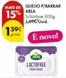 Pingo Doce Queijo p/barrar arla lactofree promoção