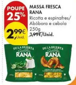 Pingo Doce Massa fresca rana promoção