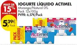 Pingo Doce Iogurte líquido actimel promoção
