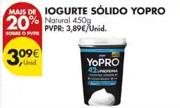 Pingo Doce Iogurte sólido yopro promoção