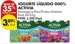 Pingo Doce Iogurte líquido activia promoção