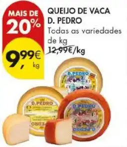 Pingo Doce Queijo de vaca d. pedro promoção